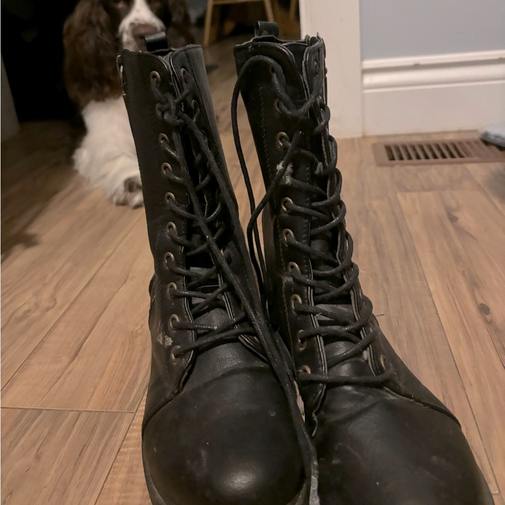 Cute zip up boots
